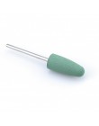 1 sztuk silikonowe wiertarka do paznokci wiertło do frezowania bity pliki Burr bufor do maszyna elektryczna Nail Art Grinder skó