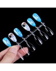 120 sztuk owalny kształt sztuczne tipsy przezroczyste naturalne Faux Ongles wyświetlacz paleta na paznokcie sztuka projekt narzę