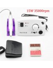 32W 35000RPM Pro elektryczna wiertła do paznokci aparatura do Manicure Pedicure pliki z nożem nail Art wiertarka Pen obrabiarek