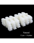 120 sztuk owalny kształt sztuczne tipsy przezroczyste naturalne Faux Ongles wyświetlacz paleta na paznokcie sztuka projekt narzę
