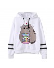 Bluza z kapturem z motywem kota moda damska cartoon koreański harajuku różowy kobiecy styl kawaii 90s odzież bluza z kapturem po