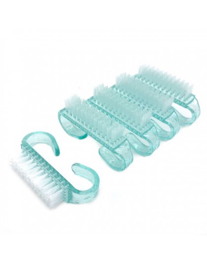 10 sztuk/partia paznokci akrylowych pędzelek 4 kolor paznokci artystyczny manicure Pedicure miękkie usuń kurz plastikowe czyszcz