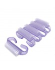 10 sztuk/partia paznokci akrylowych pędzelek 4 kolor paznokci artystyczny manicure Pedicure miękkie usuń kurz plastikowe czyszcz