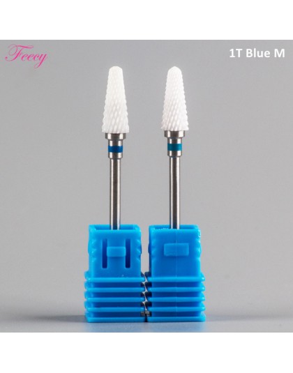 2 sztuk frez do Manicure ceramiczne frezy do Pedicure obrotowe wiertła do paznokci akcesoria narzędzia dysze do Manicure