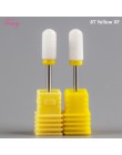 2 sztuk frez do Manicure ceramiczne frezy do Pedicure obrotowe wiertła do paznokci akcesoria narzędzia dysze do Manicure