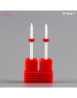2 sztuk frez do Manicure ceramiczne frezy do Pedicure obrotowe wiertła do paznokci akcesoria narzędzia dysze do Manicure