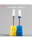 2 sztuk frez do Manicure ceramiczne frezy do Pedicure obrotowe wiertła do paznokci akcesoria narzędzia dysze do Manicure