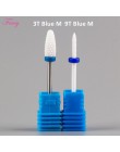2 sztuk frez do Manicure ceramiczne frezy do Pedicure obrotowe wiertła do paznokci akcesoria narzędzia dysze do Manicure