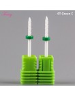 2 sztuk frez do Manicure ceramiczne frezy do Pedicure obrotowe wiertła do paznokci akcesoria narzędzia dysze do Manicure
