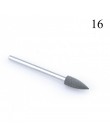 1 sztuk silikonowe wiertarka do paznokci wiertło do frezowania bity pliki Burr bufor do maszyna elektryczna Nail Art Grinder skó