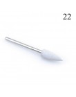 1 sztuk silikonowe wiertarka do paznokci wiertło do frezowania bity pliki Burr bufor do maszyna elektryczna Nail Art Grinder skó