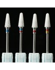 29 rodzajów ceramiczny karbid frez do Manicure Pedicure obrotowe wiertło do paznokci Manicure elektryczny wiertarka akcesoria na