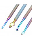 Pełna uroda Manicure Cutter Rainbow obcinacz do paznokci szczypce martwa skóra żel zmywacz do paznokci odpychacz do skórek narzę
