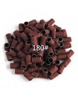 100 sztuk/zestaw piaskowe paski do paznokci frezy do Manicure 80/120/180  frez do usuwania lakierów żelowych frezy do Pedicure
