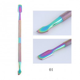 Pełna uroda Manicure Cutter Rainbow obcinacz do paznokci szczypce martwa skóra żel zmywacz do paznokci odpychacz do skórek narzę