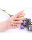 24 szt. Nail artystyczny Manicure lustro odblaskowe wskazówki świetlne dla fałszywych paznokci sztuczne paznokcie formy rozszerz