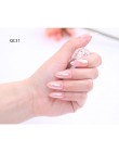 24 szt. Nail artystyczny Manicure lustro odblaskowe wskazówki świetlne dla fałszywych paznokci sztuczne paznokcie formy rozszerz
