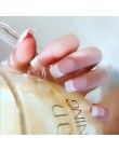 Ombre trumna Nep Nagels krótkie francuskie sztuczne paznokcie baleriny Gradient naciśnij na Takma Tirnak z Faux Ongles Autocolla