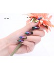 24 szt. Nail artystyczny Manicure lustro odblaskowe wskazówki świetlne dla fałszywych paznokci sztuczne paznokcie formy rozszerz