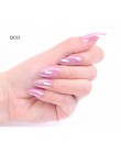 24 szt. Nail artystyczny Manicure lustro odblaskowe wskazówki świetlne dla fałszywych paznokci sztuczne paznokcie formy rozszerz