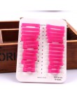 26 sztuk/zestaw 10 rozmiarów różowy plastikowy klej Model wyciek dowód Manicure Protector dla osłona palca polski paznokci tarcz