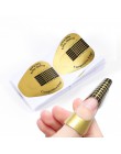 STZ 50 sztuk/zestaw profesjonalne Nail Art formularz francuski porady formy żel UV polerowanie rozszerzenie przewodnik naklejki 