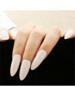 Ombre trumna Nep Nagels krótkie francuskie sztuczne paznokcie baleriny Gradient naciśnij na Takma Tirnak z Faux Ongles Autocolla