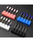 Elektryczna wiertła do paznokci 1PC ceramiczne z węglika wolframu głowica do polerowania dla maszyna do manicure frezy narzędzia