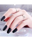 Ombre trumna Nep Nagels krótkie francuskie sztuczne paznokcie baleriny Gradient naciśnij na Takma Tirnak z Faux Ongles Autocolla