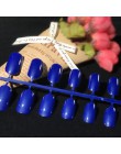 Ombre trumna Nep Nagels krótkie francuskie sztuczne paznokcie baleriny Gradient naciśnij na Takma Tirnak z Faux Ongles Autocolla