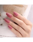 Ombre trumna Nep Nagels krótkie francuskie sztuczne paznokcie baleriny Gradient naciśnij na Takma Tirnak z Faux Ongles Autocolla
