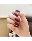 Ombre trumna Nep Nagels krótkie francuskie sztuczne paznokcie baleriny Gradient naciśnij na Takma Tirnak z Faux Ongles Autocolla