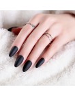 Ombre trumna Nep Nagels krótkie francuskie sztuczne paznokcie baleriny Gradient naciśnij na Takma Tirnak z Faux Ongles Autocolla
