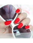 Ombre trumna Nep Nagels krótkie francuskie sztuczne paznokcie baleriny Gradient naciśnij na Takma Tirnak z Faux Ongles Autocolla
