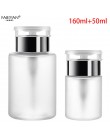 50ML /150ML pusty dozownik z pompką do butelek plastikowy zmywacz do paznokci Cleaner przenośne akcesoria do makijażu narzędzie 