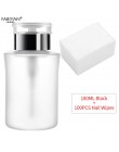 50ML /150ML pusty dozownik z pompką do butelek plastikowy zmywacz do paznokci Cleaner przenośne akcesoria do makijażu narzędzie 