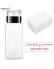 50ML /150ML pusty dozownik z pompką do butelek plastikowy zmywacz do paznokci Cleaner przenośne akcesoria do makijażu narzędzie 