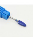 Elektryczna wiertła do paznokci 1PC ceramiczne z węglika wolframu głowica do polerowania dla maszyna do manicure frezy narzędzia