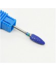 Elektryczna wiertła do paznokci 1PC ceramiczne z węglika wolframu głowica do polerowania dla maszyna do manicure frezy narzędzia