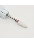 Elektryczna wiertła do paznokci 1PC ceramiczne z węglika wolframu głowica do polerowania dla maszyna do manicure frezy narzędzia