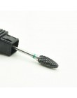 Elektryczna wiertła do paznokci 1PC ceramiczne z węglika wolframu głowica do polerowania dla maszyna do manicure frezy narzędzia