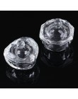 1Pc tipsy akrylowe puchar wyczyść kryształowa miska proszek akrylowy płynny uchwyt Dappen danie wyposażenie salonu Nail artystyc