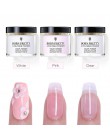 BORN PRETTY 30ml proszek akrylowy Carving Nail Polymer Tip Extension francuski różowy biały wyczyść samoprzylepne kryształki Nai