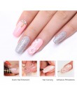 BORN PRETTY 30ml proszek akrylowy Carving Nail Polymer Tip Extension francuski różowy biały wyczyść samoprzylepne kryształki Nai