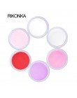 6 kolorów 8g proszek akrylowy Poly Gel do paznokci polski różowy przezroczysty biały akryl do paznokci Manicure dekoracje
