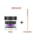 ROSALIND proszek akrylowy Poly Gel do paznokci polski paznokci dekoracje artystyczne zestaw do Manicure Crystal profesjonalne ak