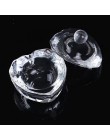 1Pc tipsy akrylowe puchar wyczyść kryształowa miska proszek akrylowy płynny uchwyt Dappen danie wyposażenie salonu Nail artystyc