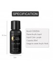 120ml płyn do akrylu proszek tipsy Salon profesjonalne zastosowanie płyn do akrylu Manicure płyn proszek akrylowy narzędzia do p