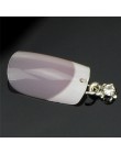 13 sztuk/zestaw srebrny metal platerowany z kryształu górskiego frędzle urok biżuteria 3D moda Nail Art stop wisiorek dekoracyjn