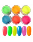 RIKONKA 10ML blask w ciemności nail art zanurzenie w proszku neonowy fosforyzujący proszek akrylowy do przedłużania rzeźbienia l